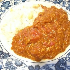 トマト缶と鶏挽き肉でヘルシーなキーマカレー♡